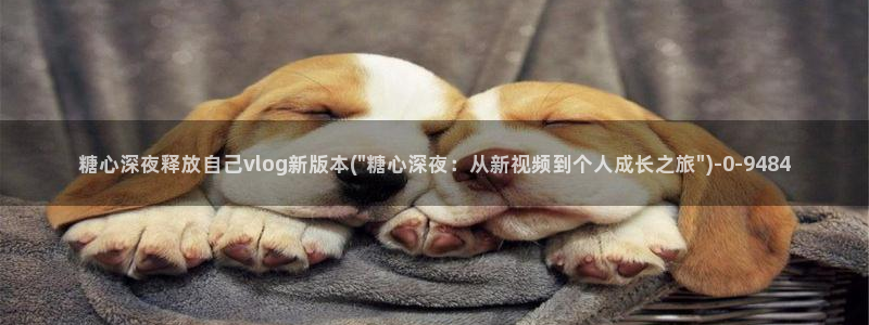 糖心vlog破解版免费版苹果：糖心深夜释放自己vlog新